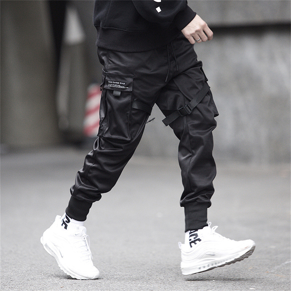 Czarne spodnie Cargo w stylu h – Streetwear Brand Clothing recenzja i cena
