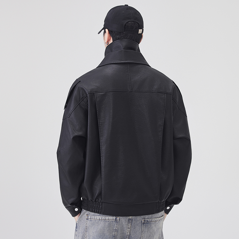 Męska kurtka skórzana jesienno – Streetwear Brand Clothing recenzja i cena